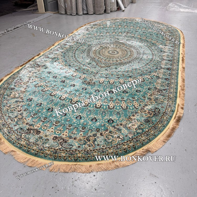 Восточный Овальный Ковер Медальон Дизайн 28763