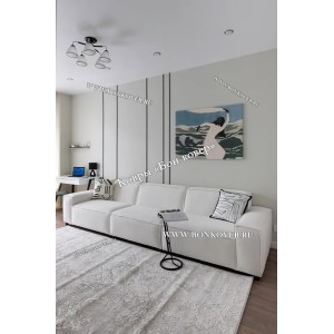 Белый Ковер Для Гостиной Дизайн 25577