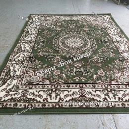 Ковер Лайт Карпет New 4 Дизайн 17 Зеленый